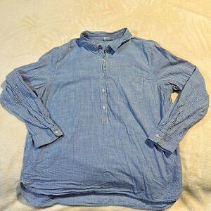Gap 1/4 Button Tunic Top